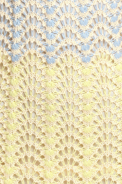 Tanith Maxi Knit Dress - Lime Multi