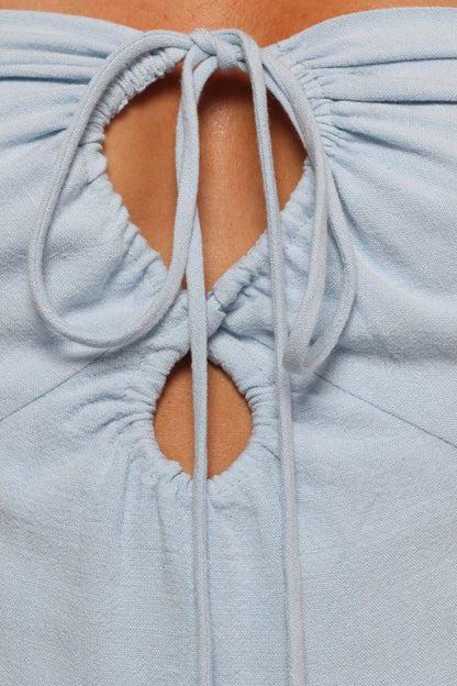 Tanner Midi Dress - Light Blue