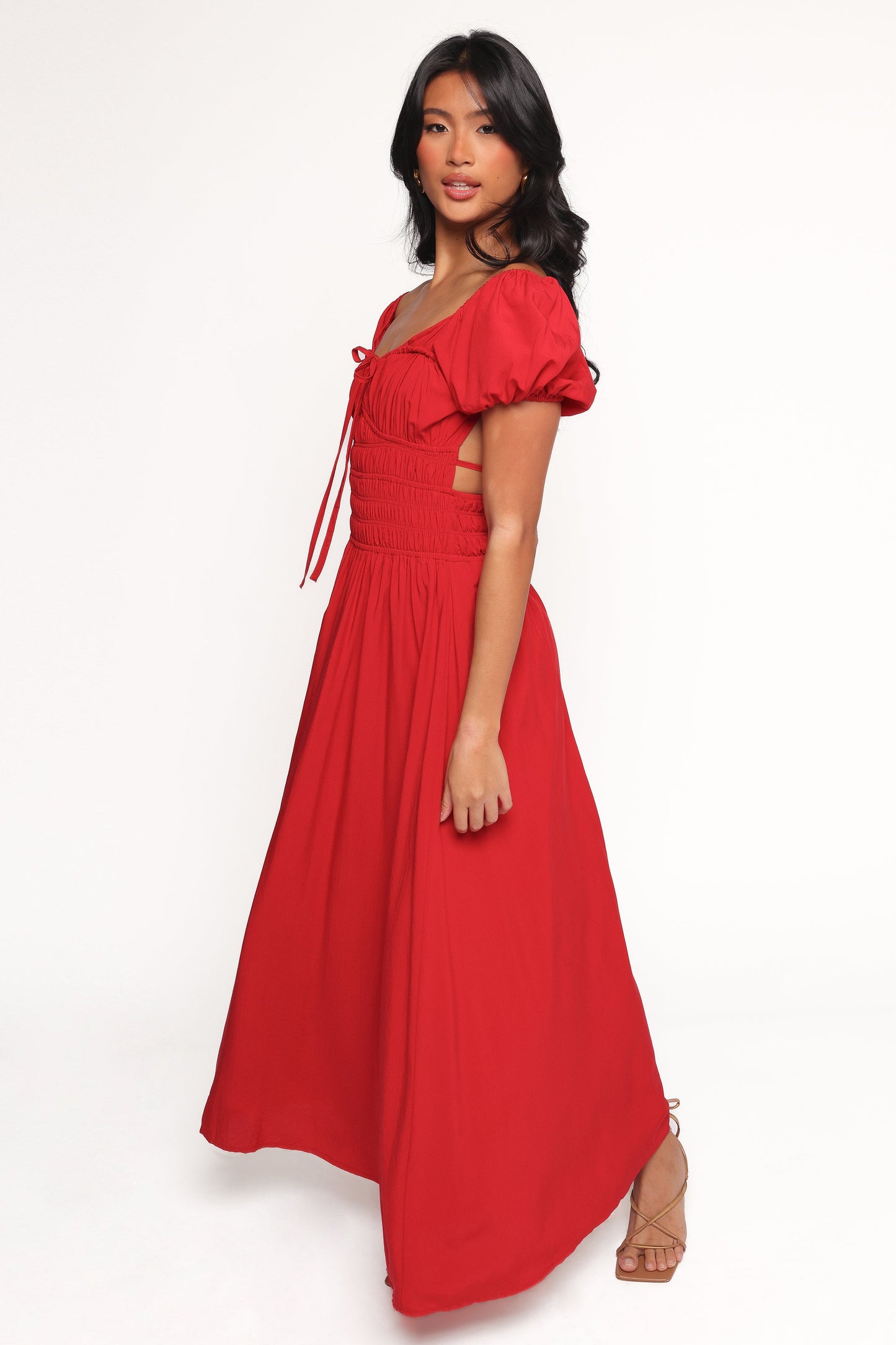 Theodora Maxi Dress - Red