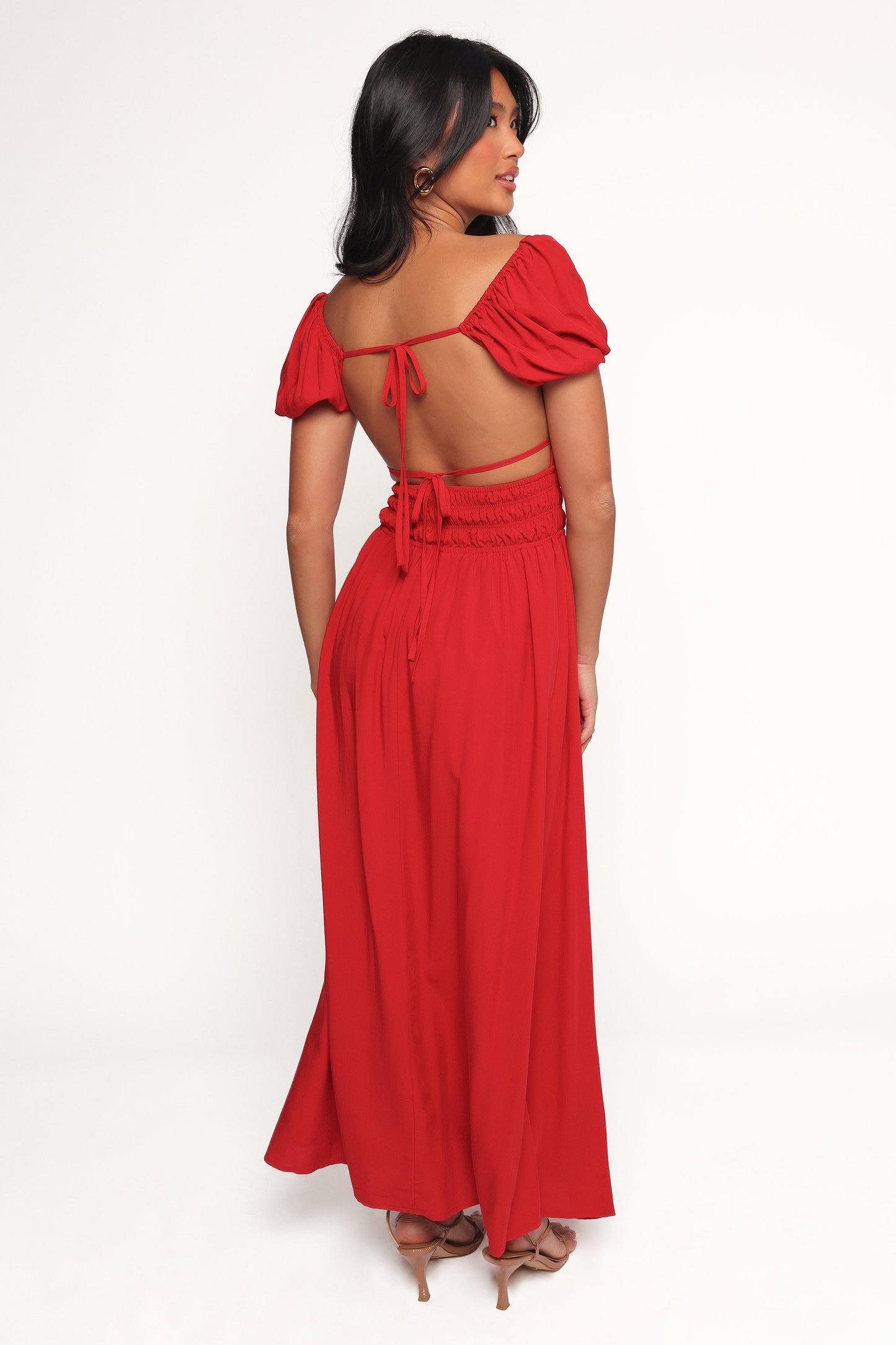 Theodora Maxi Dress - Red