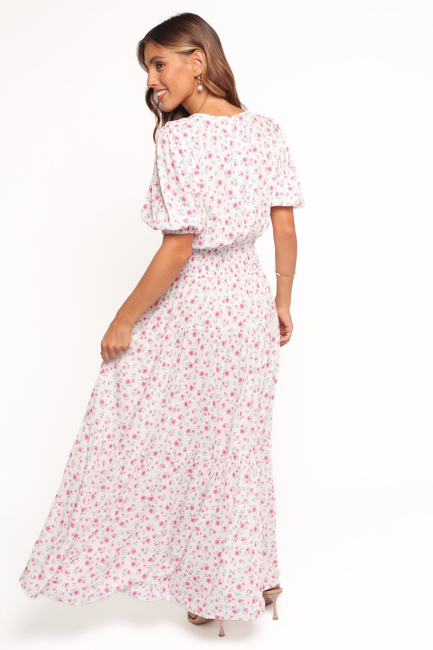Thomas Maxi Dress - Pink Ditsy Floral