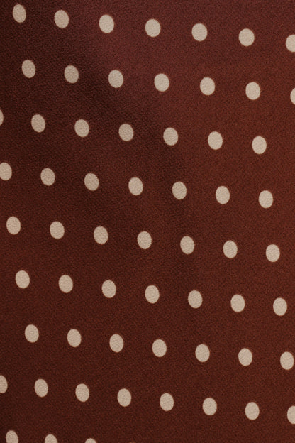 Velman Skirt - Brown Polka Dot