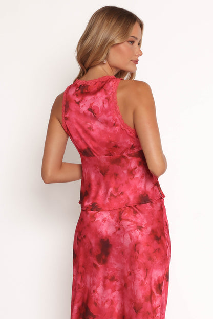 Kelso Top - Red Print