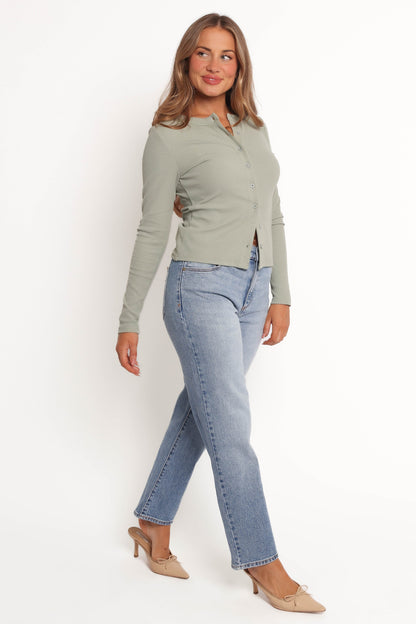 Abrand Mid Straight Jeans - Felicia