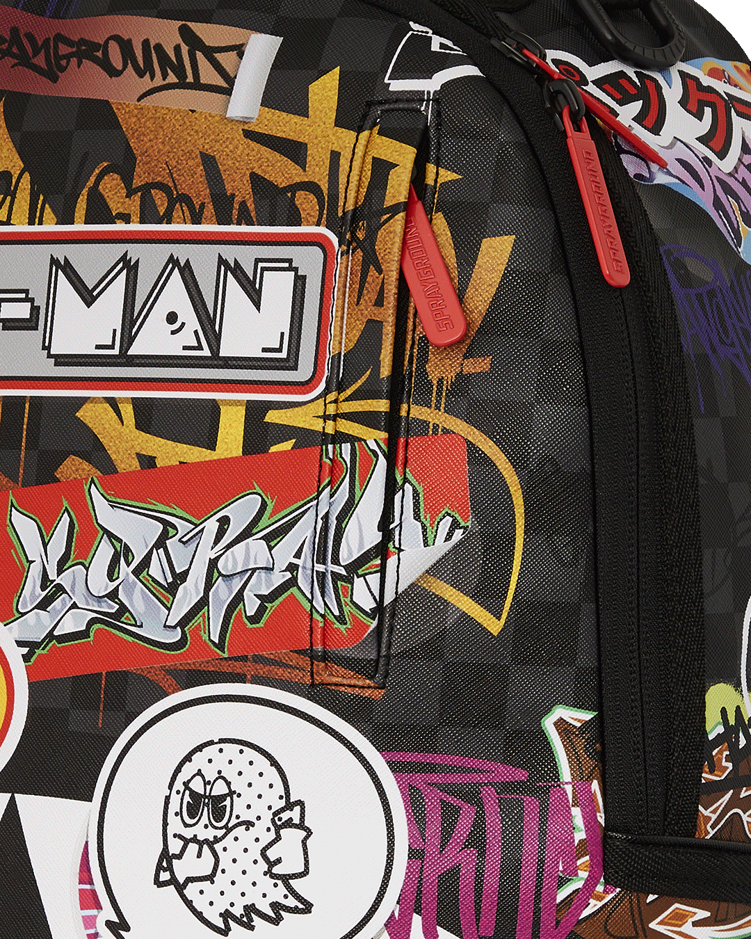 PACMAN LEVELED-UP ART BACKPACK