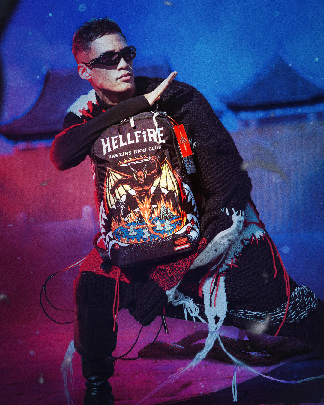 STRANGER THINGS HELLFIRE BACKPACK