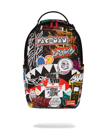 PACMAN LEVELED-UP ART BACKPACK
