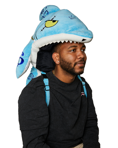 STUFFED SAVAGE HOODY BACKPACK SHARK