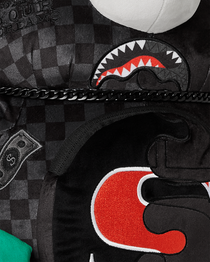 SPEED SHARK SIDE SWIPE MONEYBEAR TEDDY BEAR BACKPACK