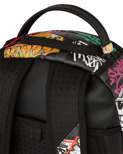 PACMAN LEVELED-UP ART BACKPACK