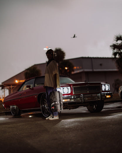 SCRIBBLE DRIBBLE CHECK HILLS BACKPACK