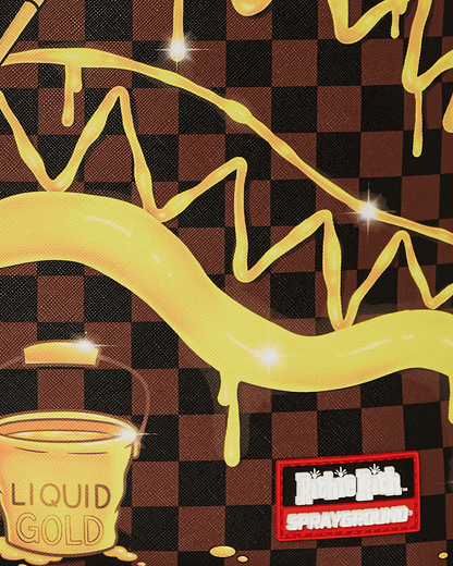 RICHIE RICH PAINT THE SHARK GOLD BACKPACK