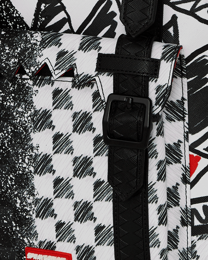 SCRIBBLE DRIBBLE CHECK HILLS BACKPACK