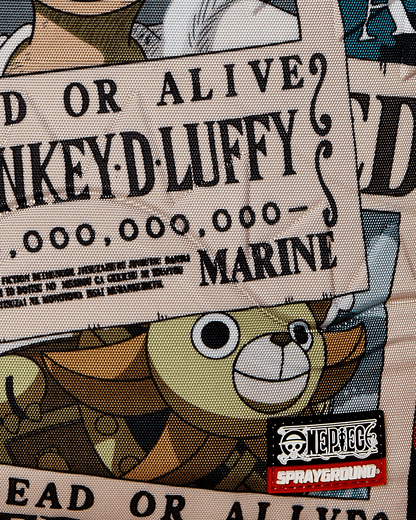 ONE PIECE WANTED SHARK POSTERS BACKPACK