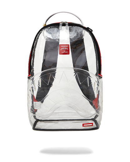 100% CLEAR BACKPACK SHARK