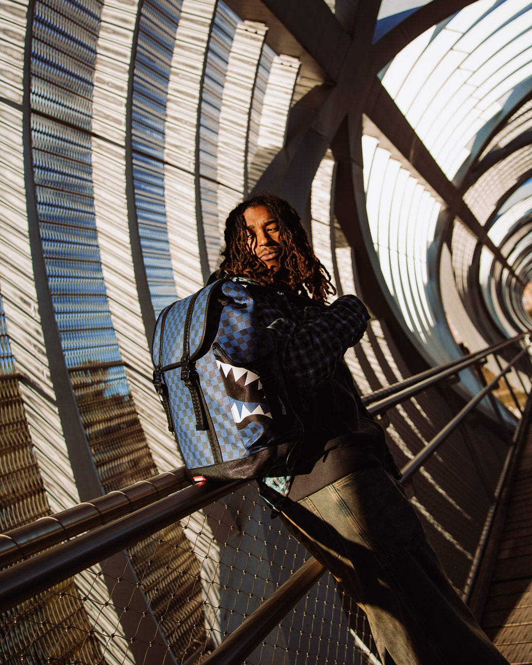 MIDNIGHT MAGIC SHARKS IN PARIS MONTE CARLO BACKPACK