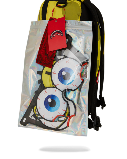 SPONGEBOB EYE POP REMOVABLE EYES BACKPACK