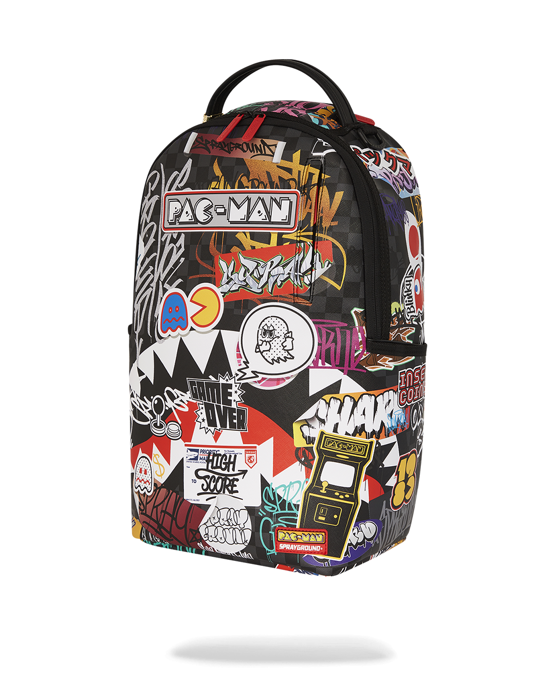 PACMAN LEVELED-UP ART BACKPACK