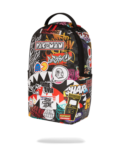 PACMAN LEVELED-UP ART BACKPACK