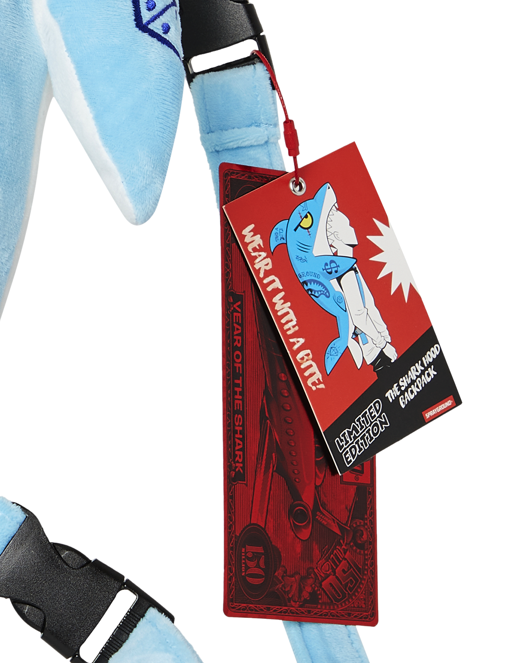 STUFFED SAVAGE HOODY BACKPACK SHARK