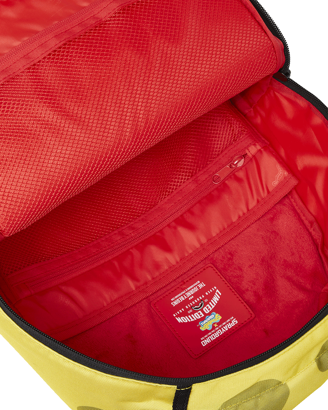 SPONGEBOB EYE POP REMOVABLE EYES BACKPACK