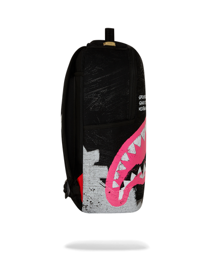 SHARK CENTRAL ACRYLIC ART DLX COTTON BACKPACK