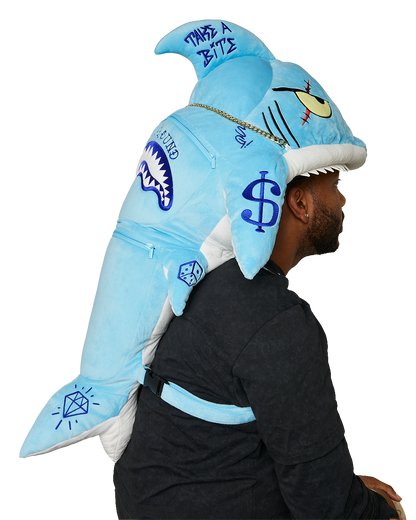STUFFED SAVAGE HOODY BACKPACK SHARK