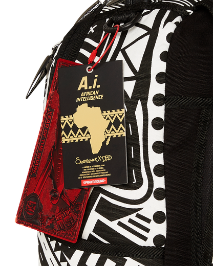 A.I. AFRICAN INTELLIGENCE THE SKYHAWK BACKPACK - SANDFLOWER COLLAB