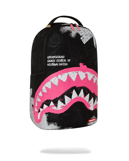 SHARK CENTRAL ACRYLIC ART DLX COTTON BACKPACK