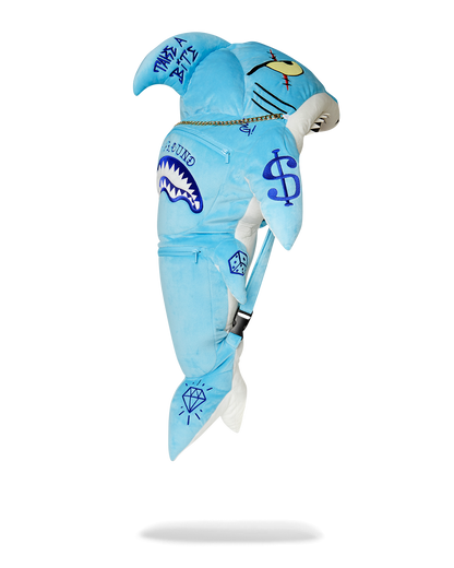 STUFFED SAVAGE HOODY BACKPACK SHARK