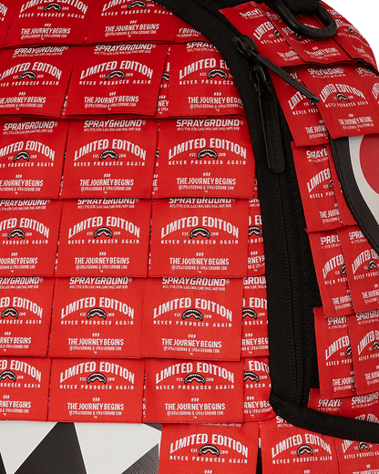 MADE OF WOVEN LABELS SHARK BACKPACK