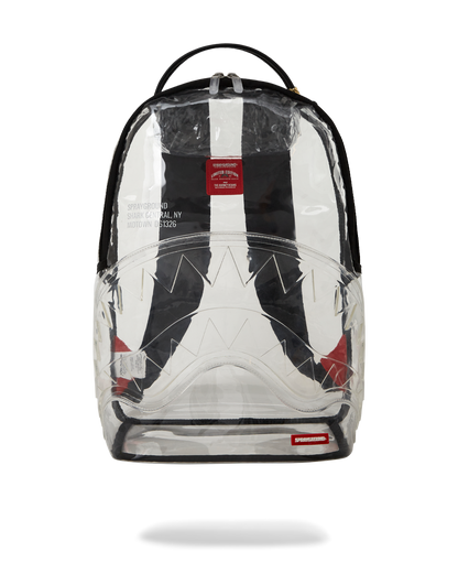 100% CLEAR BACKPACK - SHARK CENTRAL