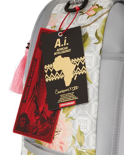 A.I. AFRICAN INTELLIGENCE ELEGANT ENERGY BACKPACK - SANDFLOWER COLLAB