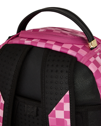 PINK CAMOCHECK BACKPACK