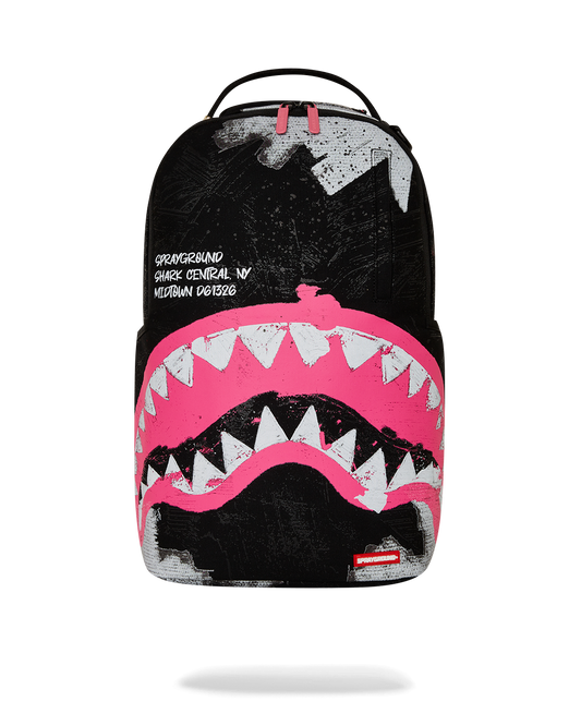 SHARK CENTRAL ACRYLIC ART DLX COTTON BACKPACK