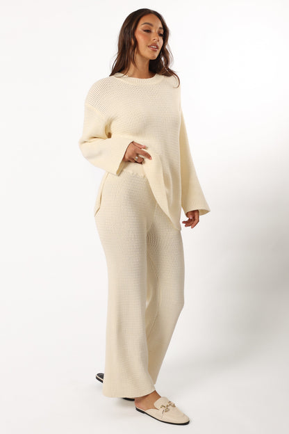 Mckinley Knit Pant - Cream