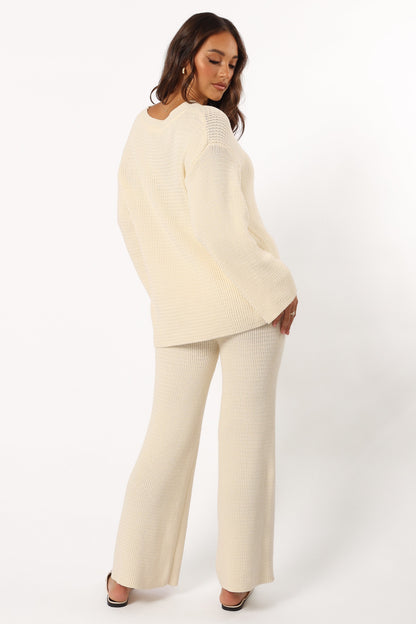 Mckinley Knit Pant - Cream