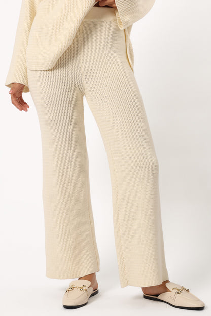 Mckinley Knit Pant - Cream