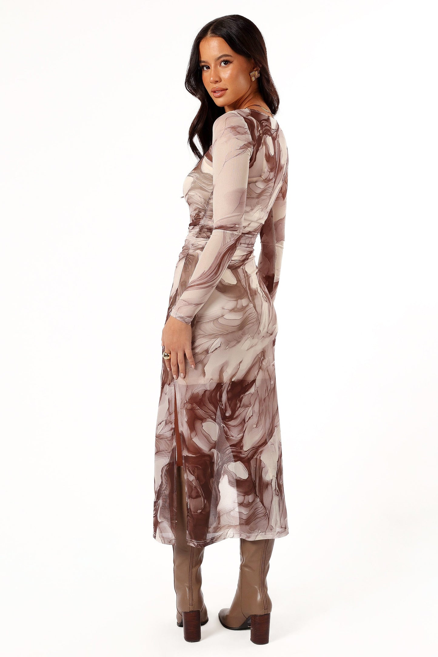 Adrianna Midi Dress - Cacao