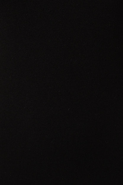 Lina Long Sleeve Midi Dress - Black