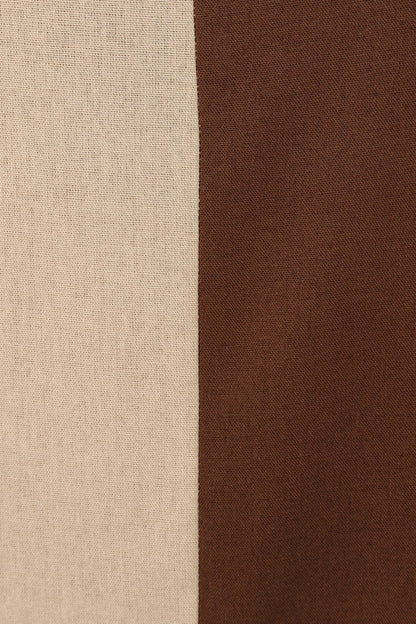 Lindi Maxi Dress - Brown/Beige