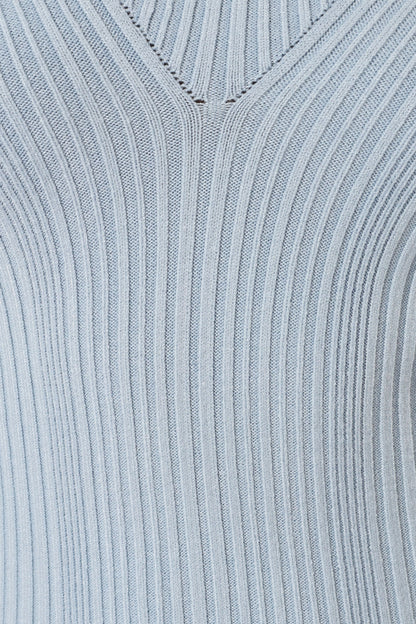 Mattie Long Sleeve Maxi Dress - Blue Grey