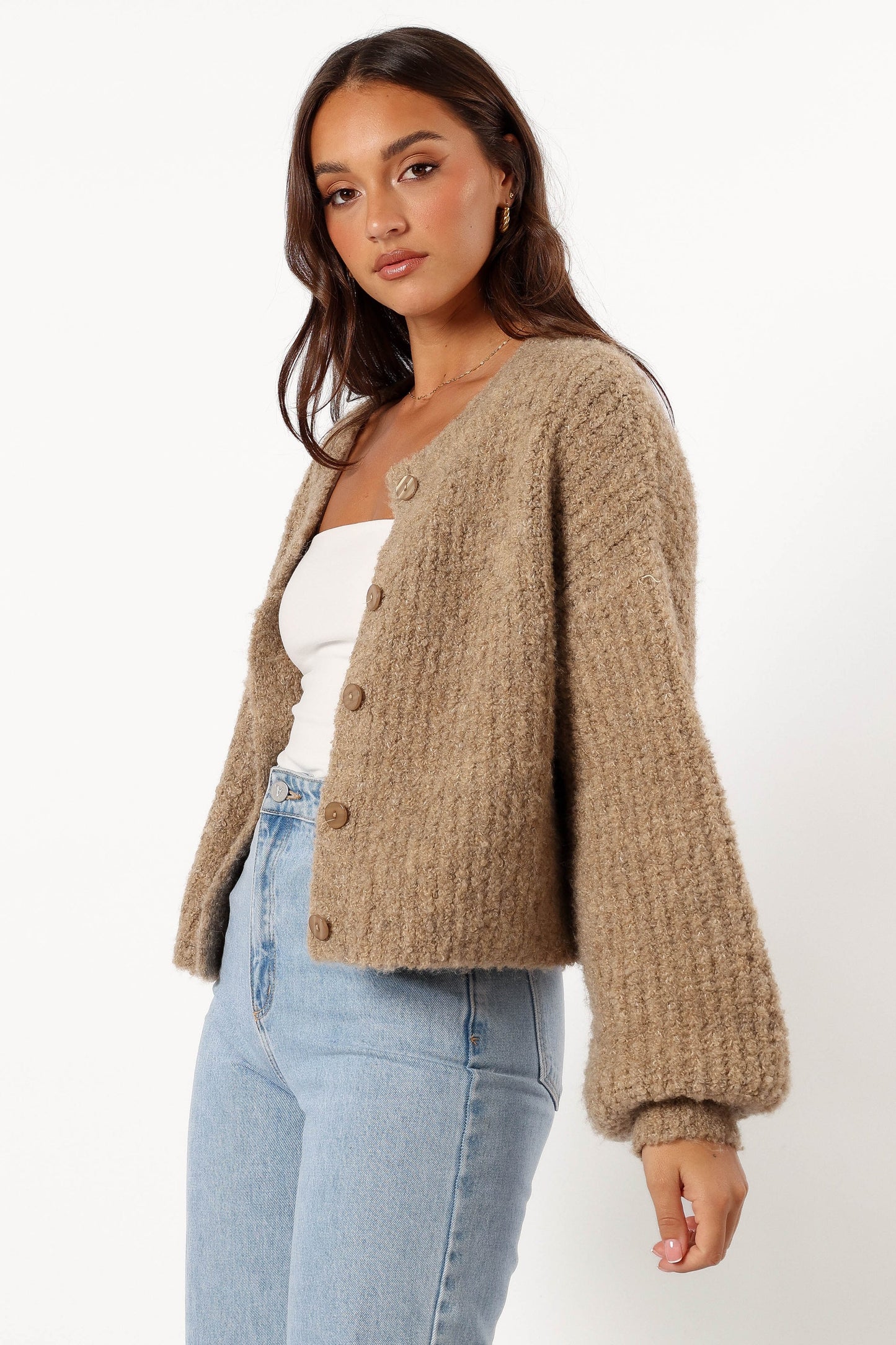 Albertine Cardigan - Latte
