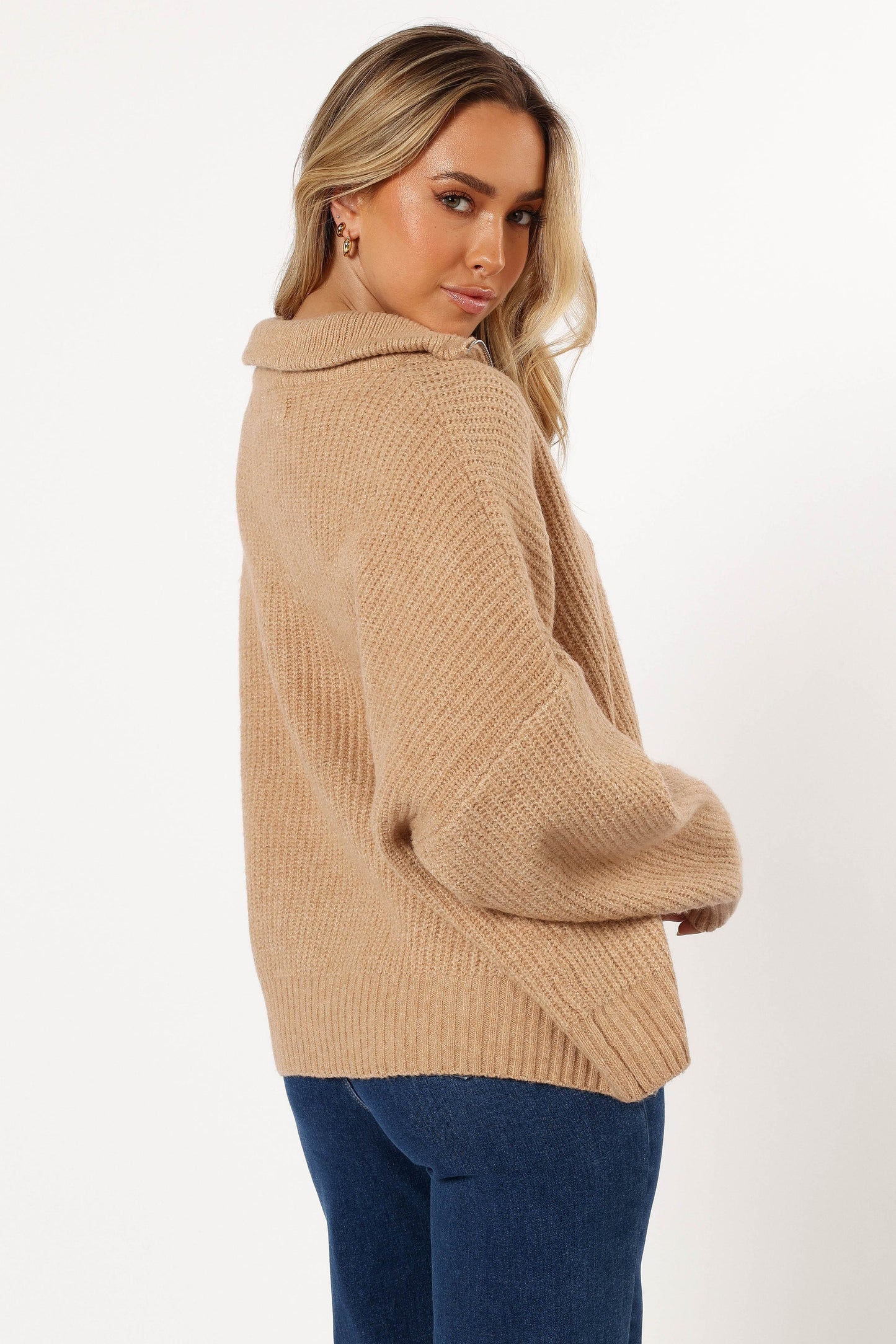Miranda Knit Sweater - Beige
