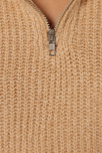 Miranda Knit Sweater - Beige