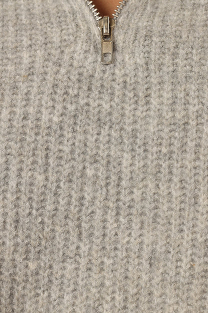 Miranda Knit Sweater - Grey