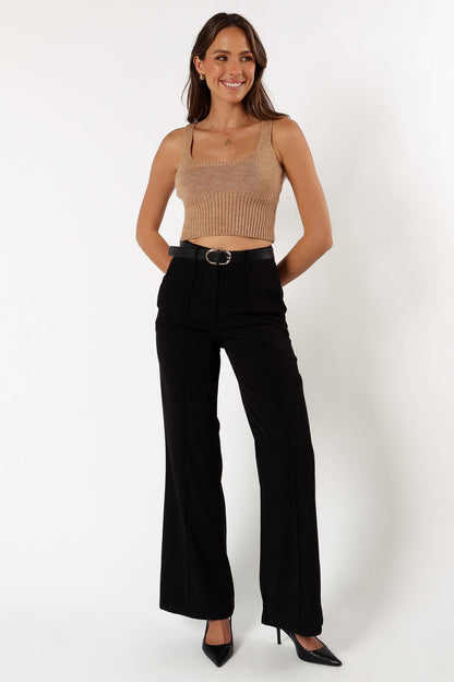 Isabel Sweater Top - Beige