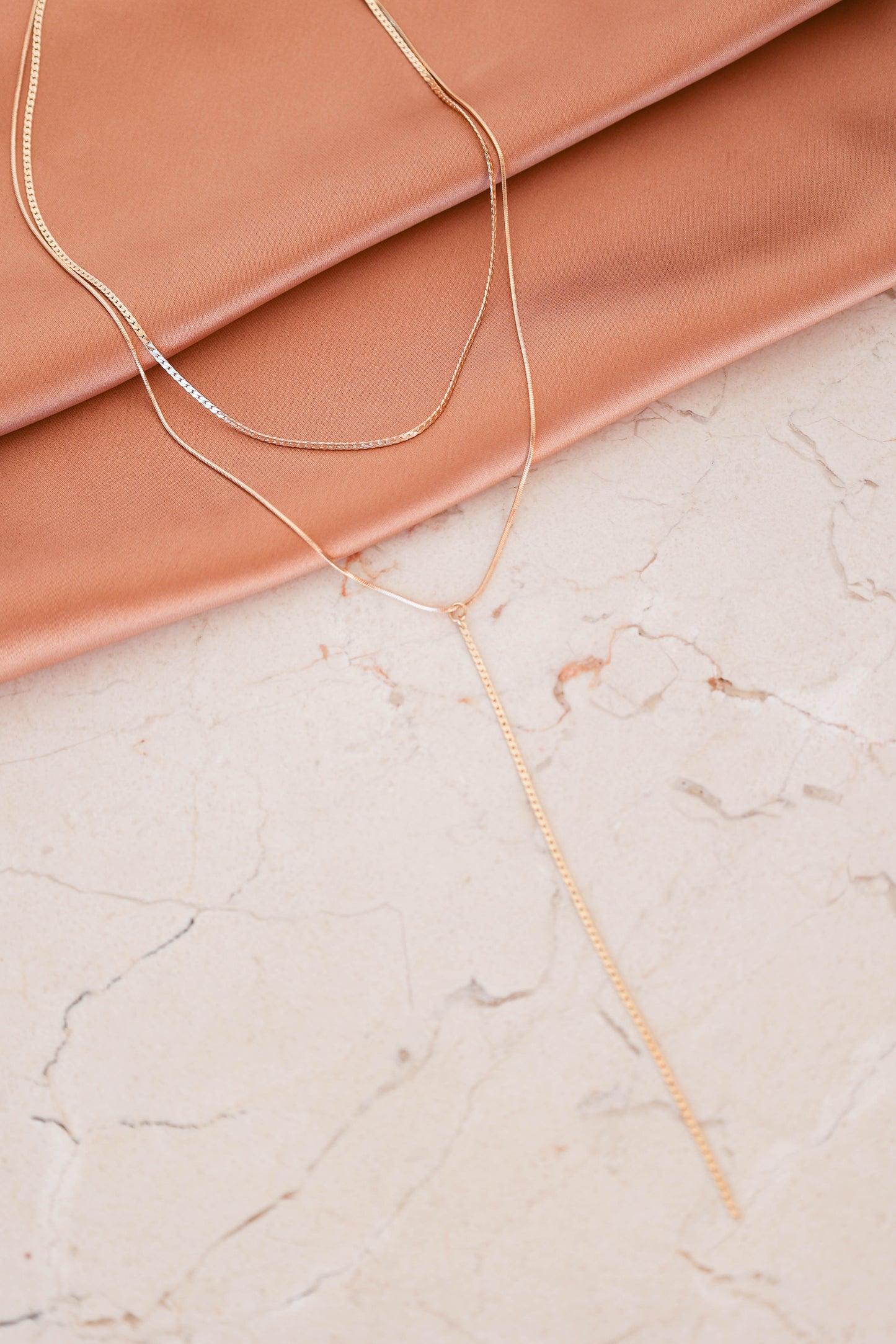 Addison Layered Necklace - Gold