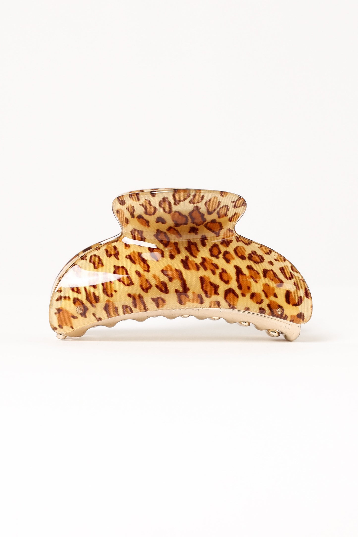 Bobby Hair Clip - Leopard