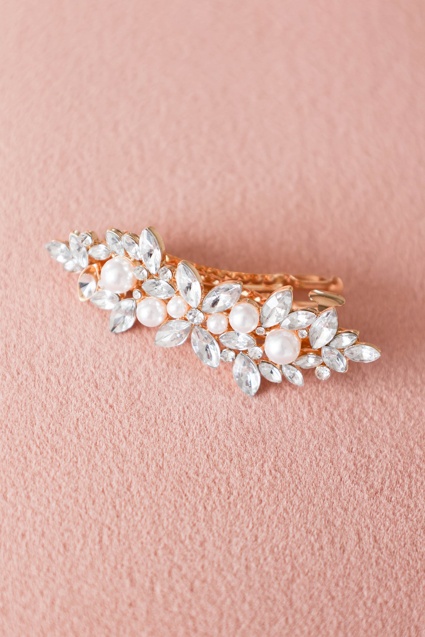 Brielle Embellished Hairclip - Gold